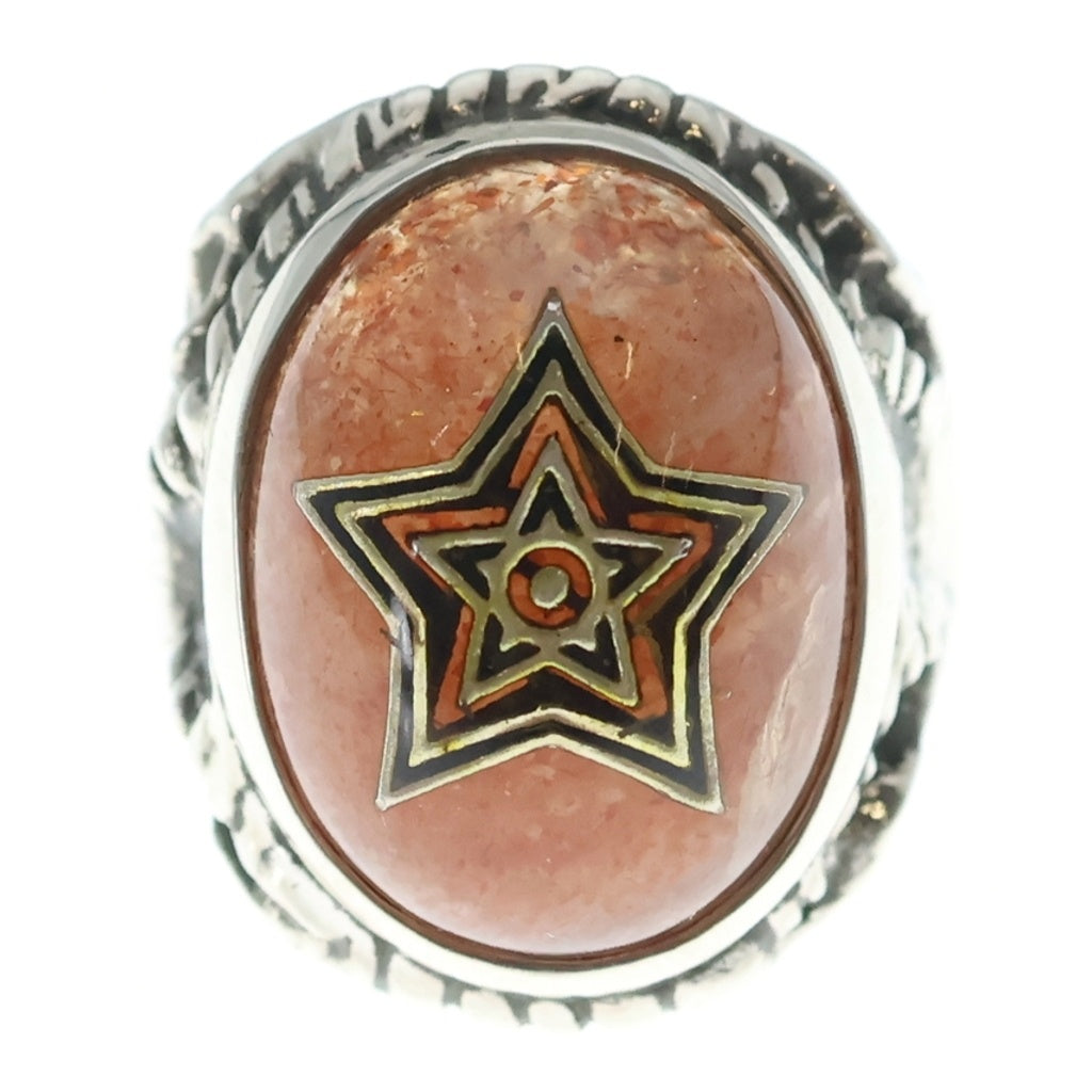 ALEX STREETER(アレックスストリーター) Angel Heart Ring 2022限定 ゴールデンサン シャドウスター エンジェルハートリング シルバー