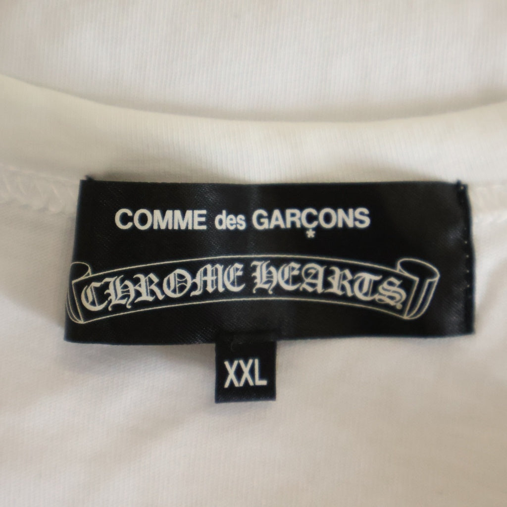 CHROME HEARTS(クロムハーツ) ×DOVER STREET MARKET クロムハーツ ドーバーストリートマーケット DSM 半袖Tシャツカットソー ホワイト