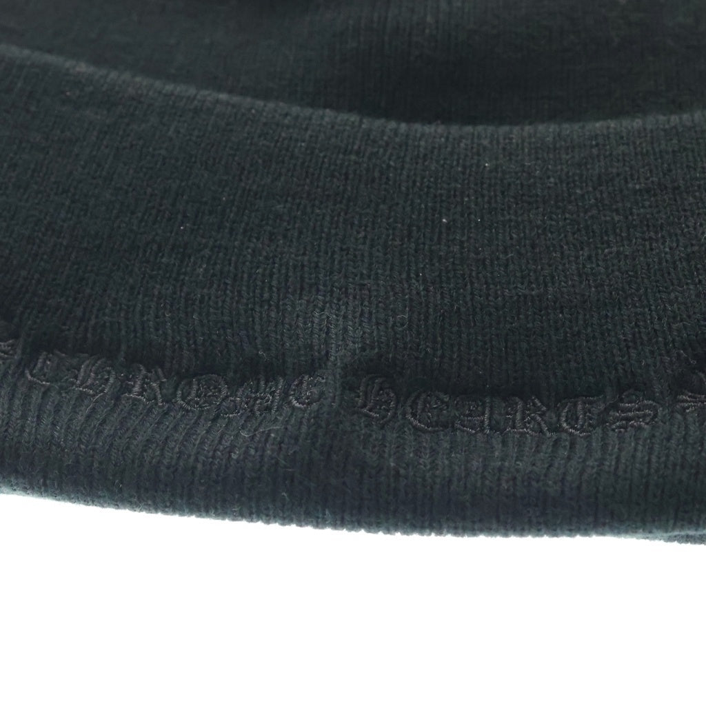 CHROME HEARTS(クロムハーツ) CH Logo Embroidery Acrylic Beanie CHロゴ刺繍ビーニー ニット帽 ブラック