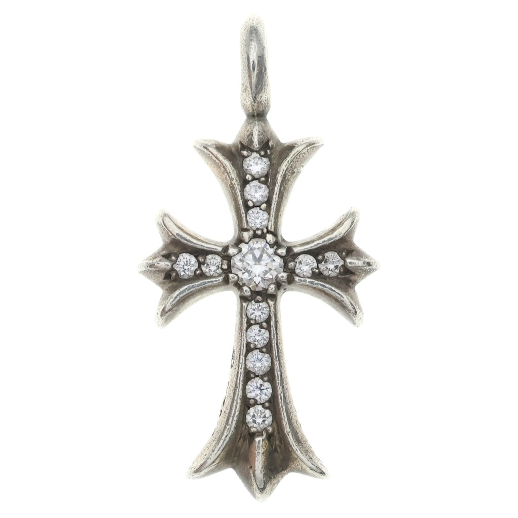 CHROME HEARTS(クロムハーツ) TNY CRSF P/DIA タイニーファットクロス PAVEダイヤ ペンダントトップ シルバー BCA323