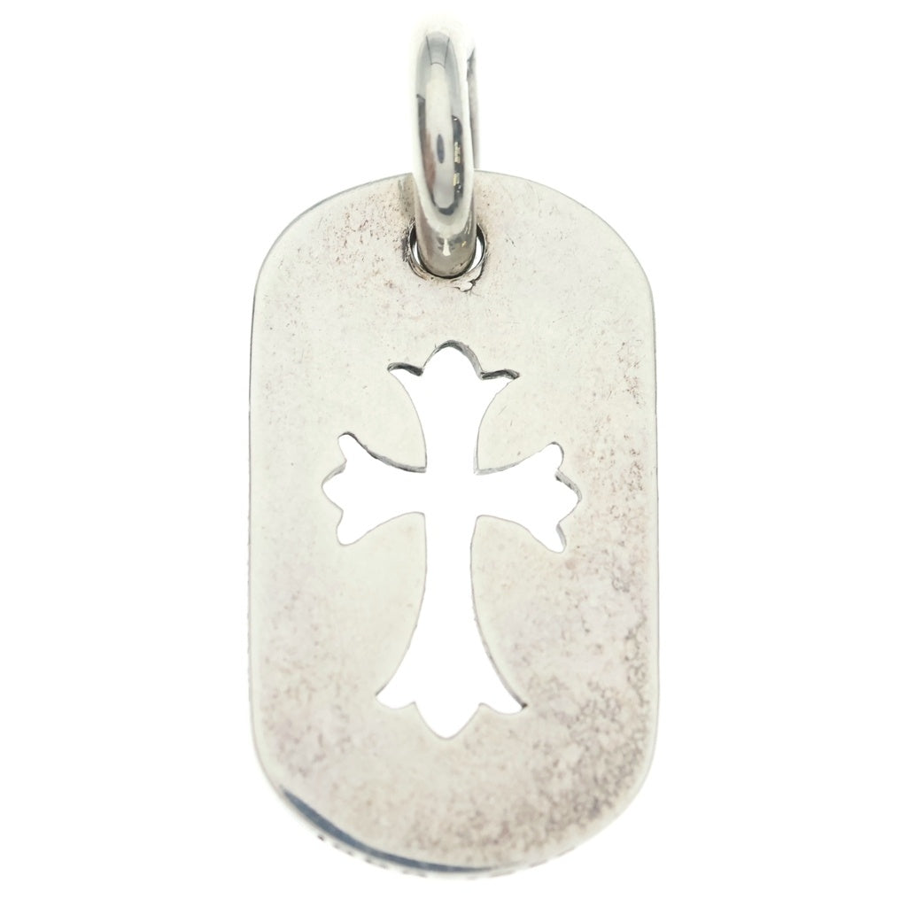 CHROME HEARTS(クロムハーツ) D TAG SML CO CRS カットアウトクロスドッグタグ スモール ペンダントトップ シルバー BCA242