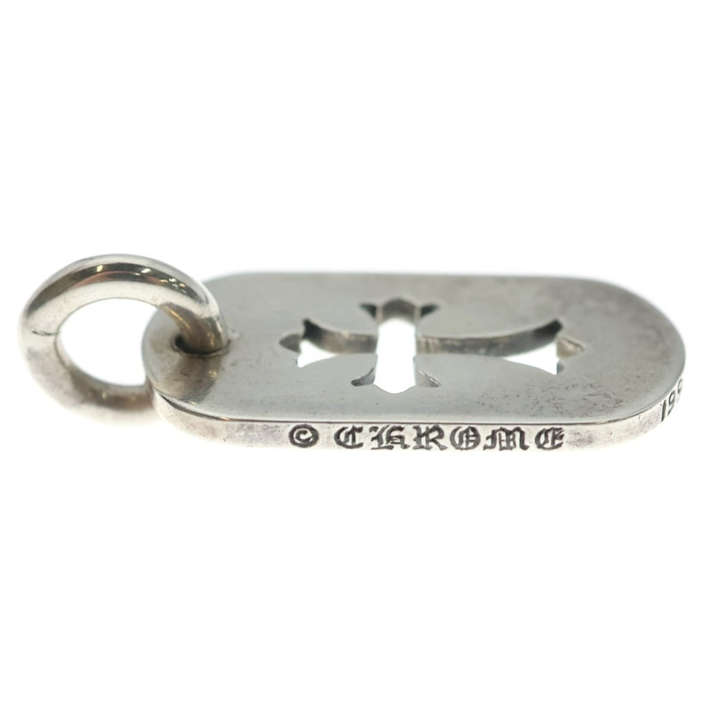 CHROME HEARTS(クロムハーツ) D TAG SML CO CRS カットアウトクロスドッグタグ スモール ペンダントトップ シルバー BCA242