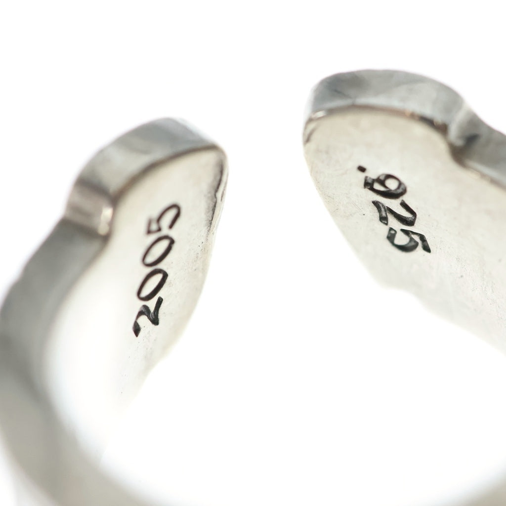 CHROME HEARTS(クロムハーツ) LG SCROLL LABEL ラージスクロールラベル リング シルバーBCA383