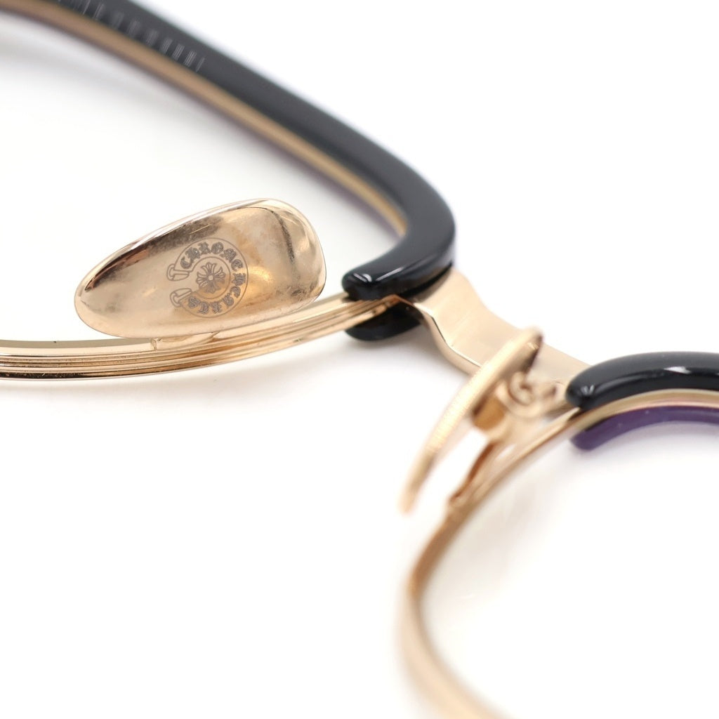 CHROME HEARTS(クロムハーツ) BONENNOISSEUR ボーネノワスール メガネ 眼鏡 アイウェア テンプルCHクロス ブラック