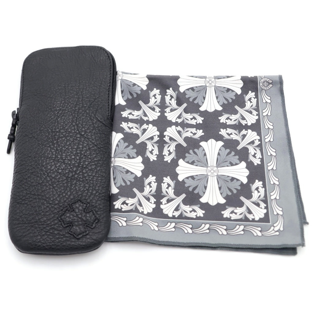 CHROME HEARTS(クロムハーツ) BONENNOISSEUR ボーネノワスール メガネ 眼鏡 アイウェア テンプルCHクロス ブラック