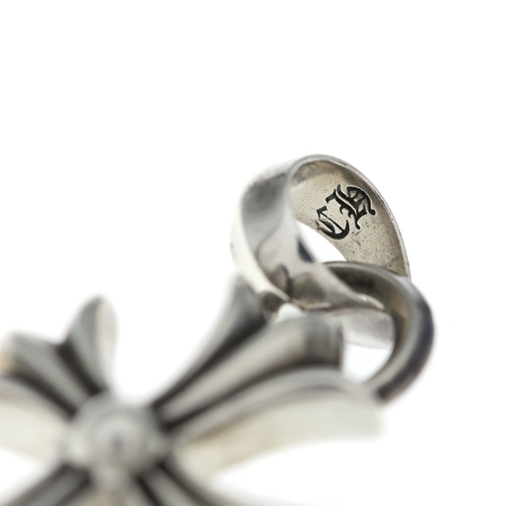 CHROME HEARTS(クロムハーツ) CH CRS SML W/BALE Wベイル スモールCHクロス ペンダントトップ シルバー BCA218