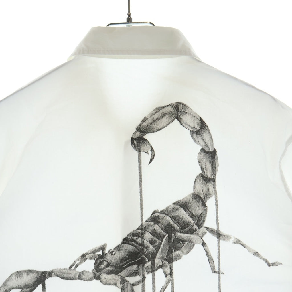 OFF-WHITE(オフホワイト) OTHELOS SCORPION バックプリント 半袖シャツ ホワイト
