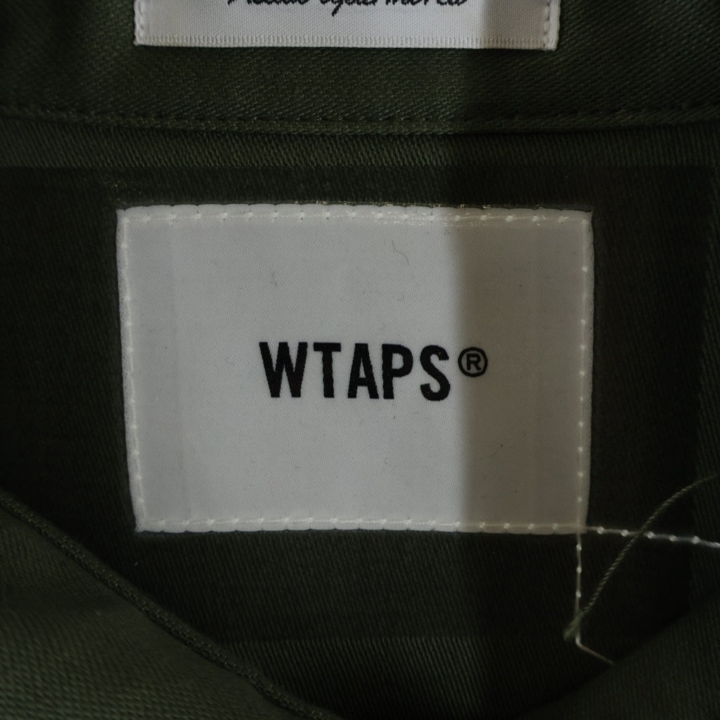WTAPS(ダブルタップス) ミリタリーシャツジャケット グリーン BRDT
