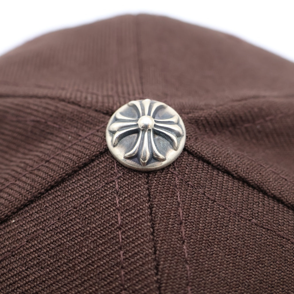 CHROME HEARTS(クロムハーツ) CH HAT CH刺繍 ベースボールキャップ 帽子 ブラウン