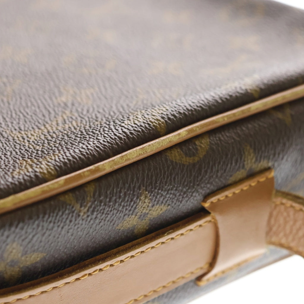 LOUIS VUITTON(ルイヴィトン) モノグラム リポーター ショルダーバッグ ブラウン レディース