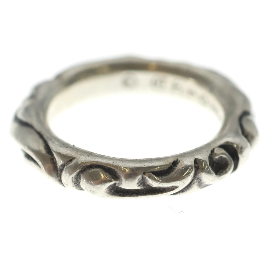 CHROME HEARTS(クロムハーツ) SCRL BAND スクロールバンド リング シルバー BCA351
