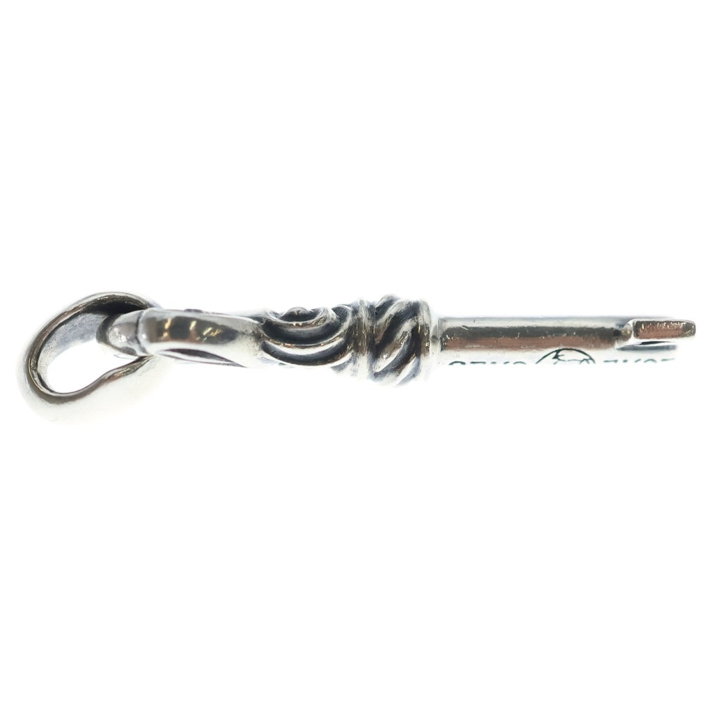 LONE ONES(ロンワンズ) CRANE KEY クレーンキー ペンダント ブルーダイヤ シルバー
