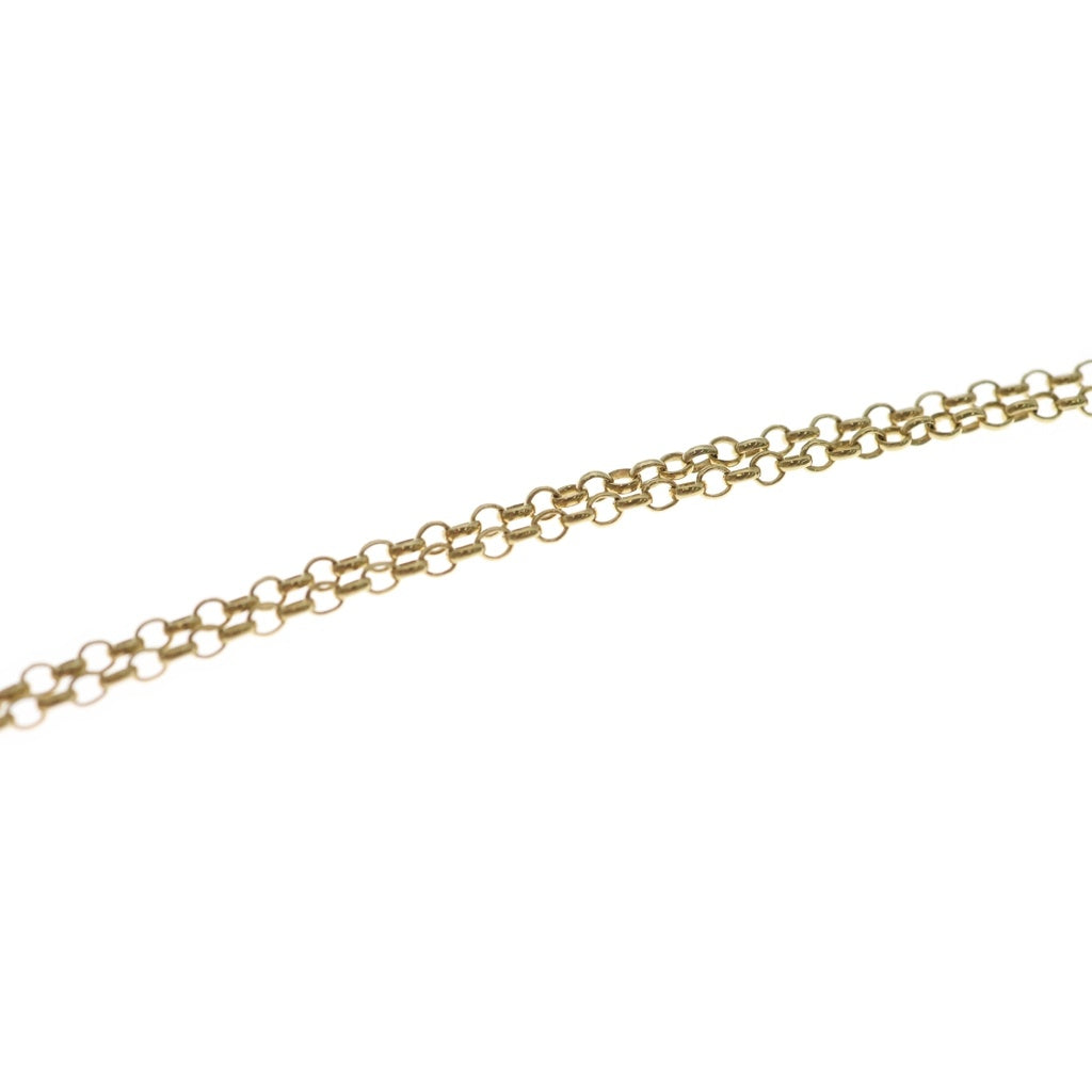 CHROME HEARTS(クロムハーツ) 22K NECKCHAIN R18 ロールチェーンネックレス 18inch ゴールド