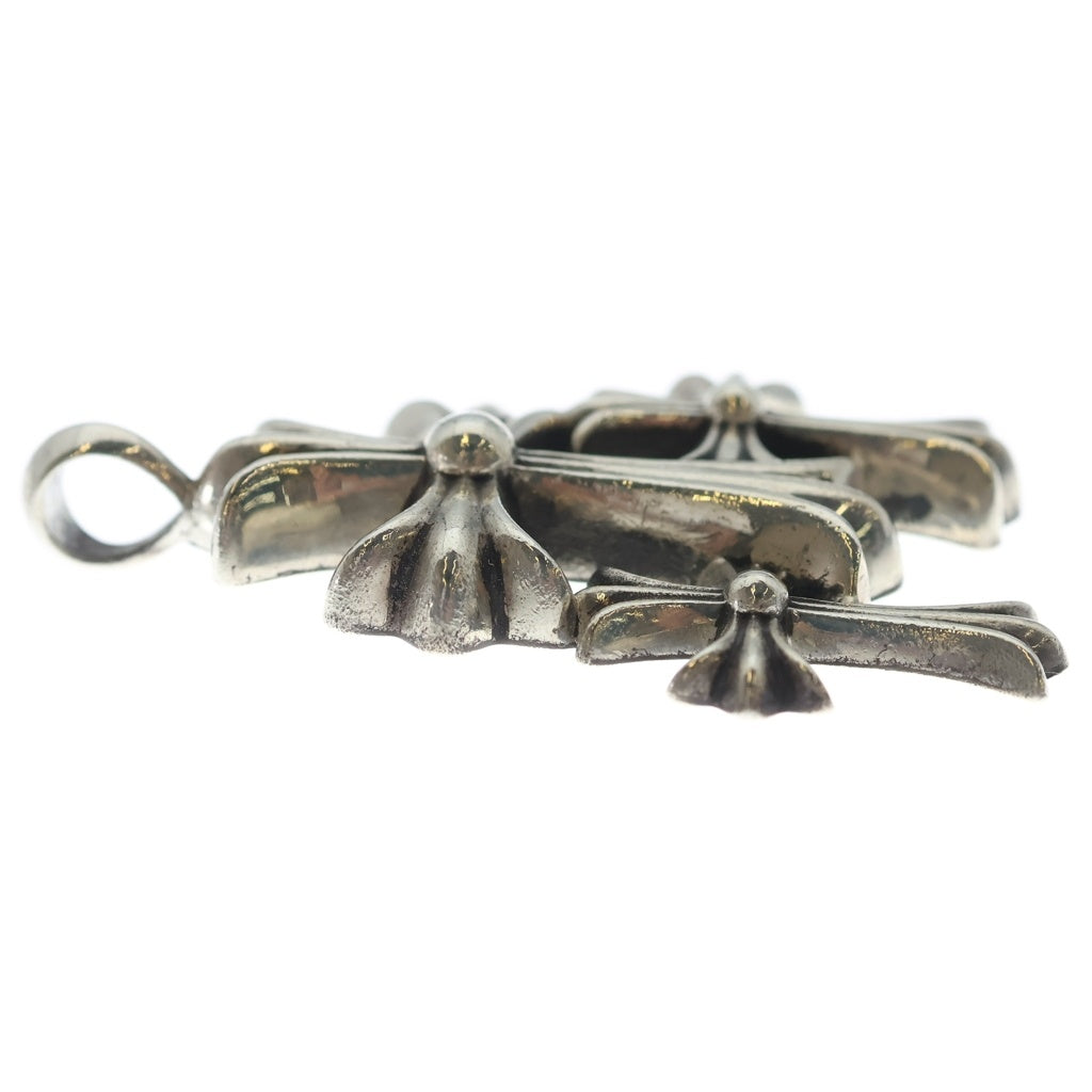 CHROME HEARTS(クロムハーツ) 3 CH CRS SML トリプルCHクロス スモール ペンダントトップ シルバー BCA201