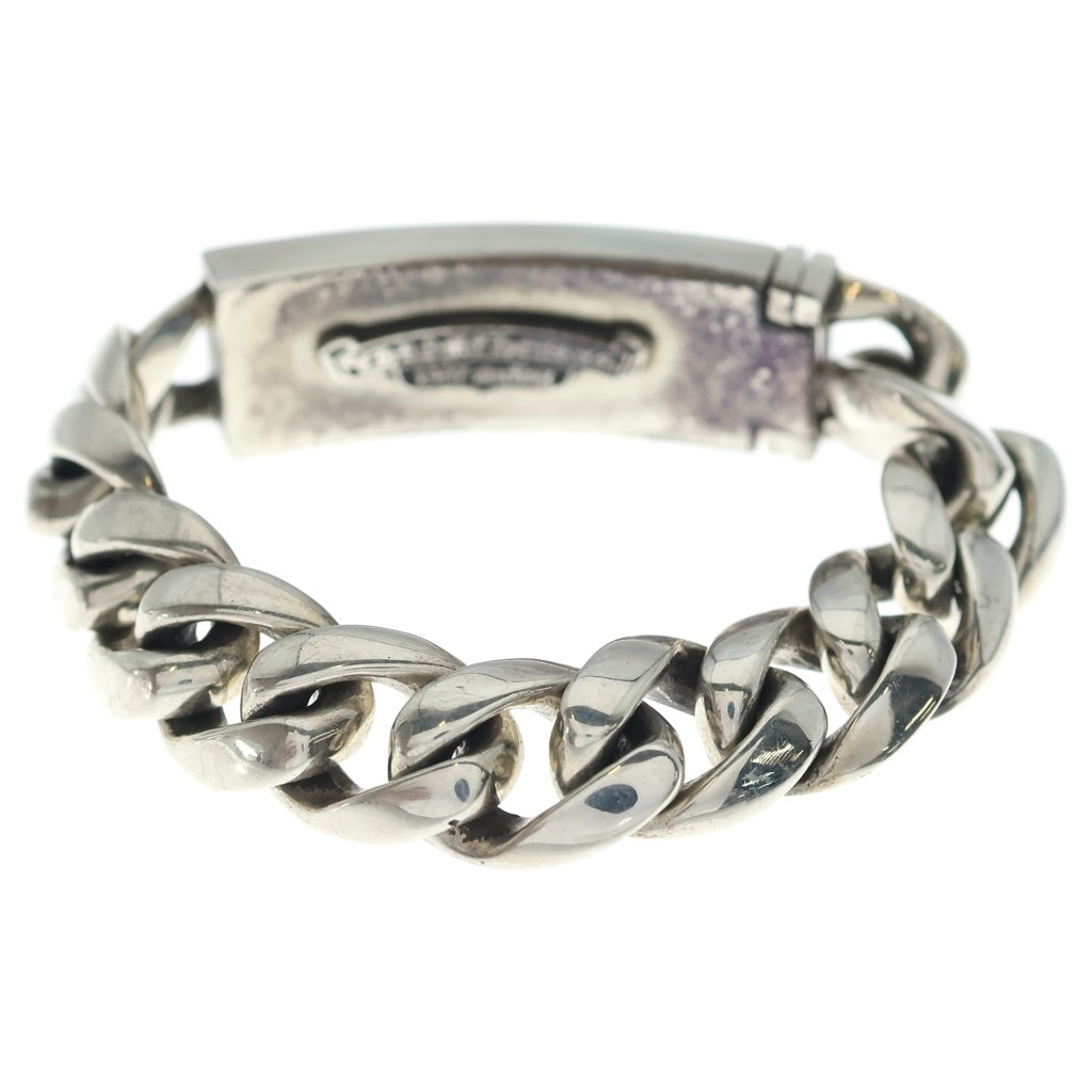 CHROME HEARTS(クロムハーツ) ID FLORAL CRS フローラルクロスIDクラシックリンク ブレスレット 11LINK シルバー BCA164