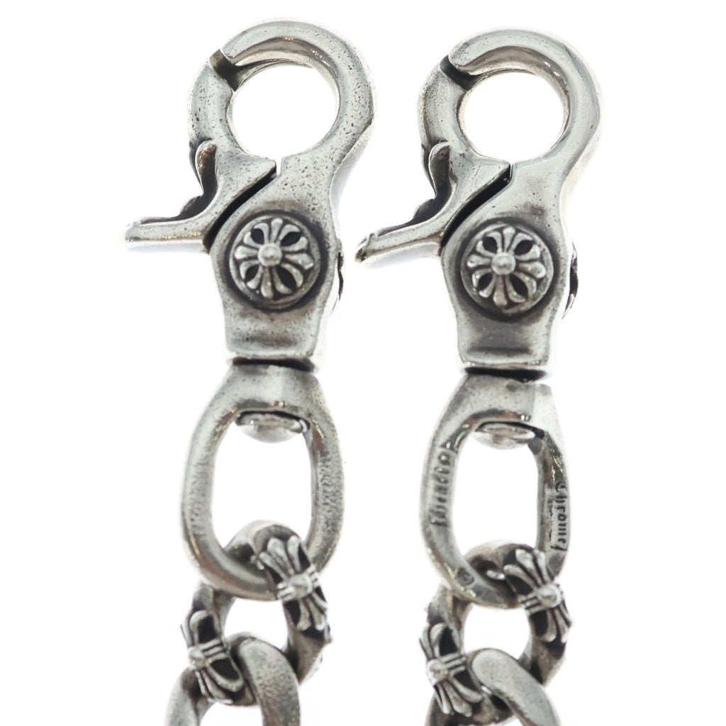 CHROME HEARTS(クロムハーツ) FANCY SHORT-T/2クリップショートファンシー ウォレットチェーン シルバー BCA077