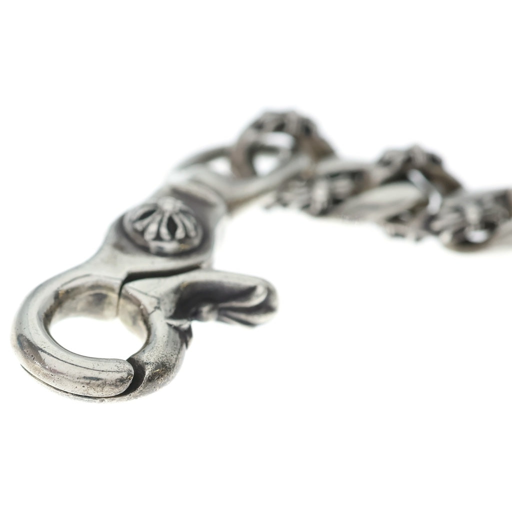 CHROME HEARTS(クロムハーツ) FANCY SHORT-T/2クリップショートファンシー ウォレットチェーン シルバー BCA077