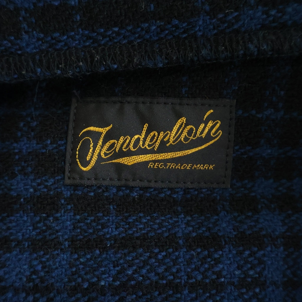 TENDERLOIN(テンダーロイン) チェックシャツジャケット ブルー