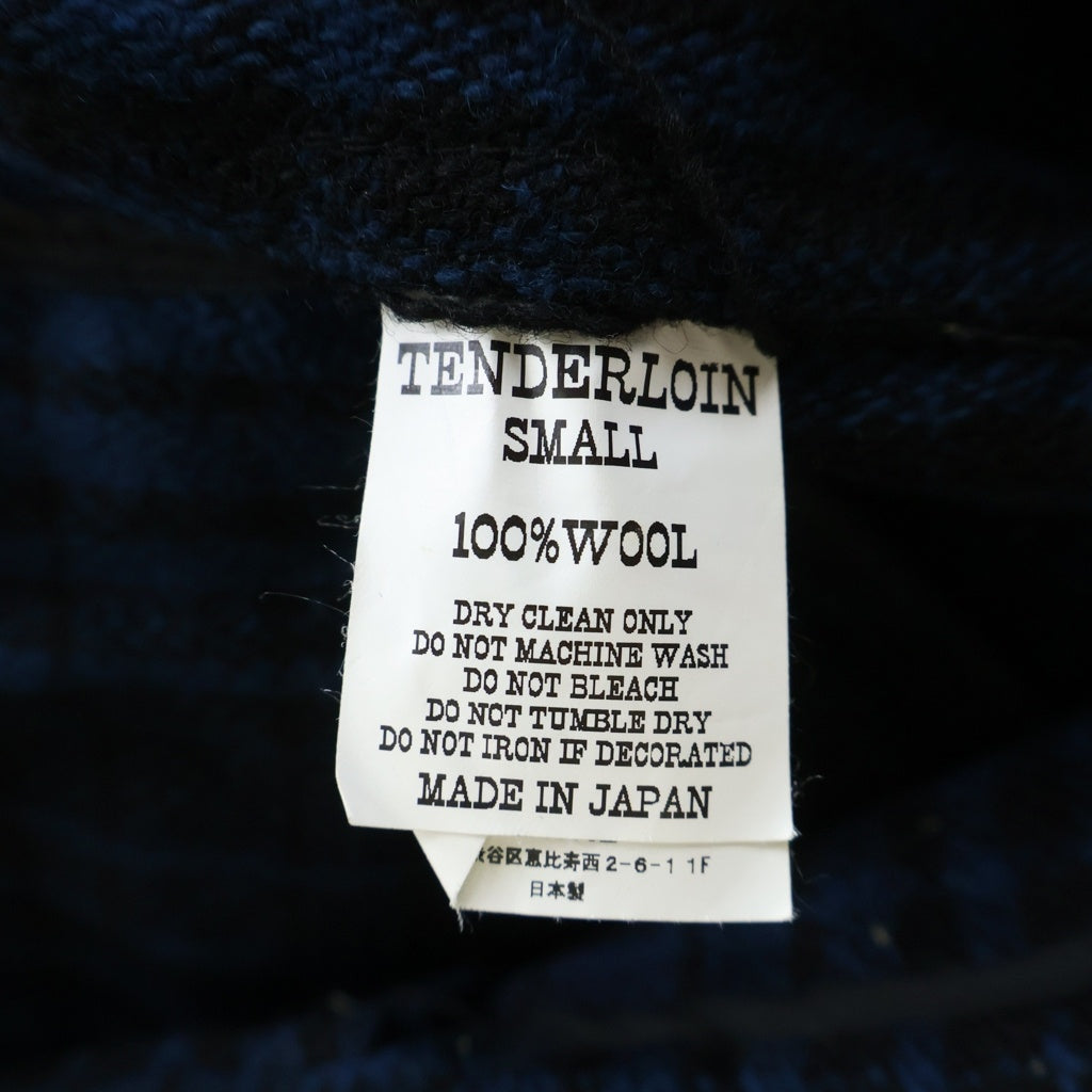 TENDERLOIN(テンダーロイン) チェックシャツジャケット ブルー