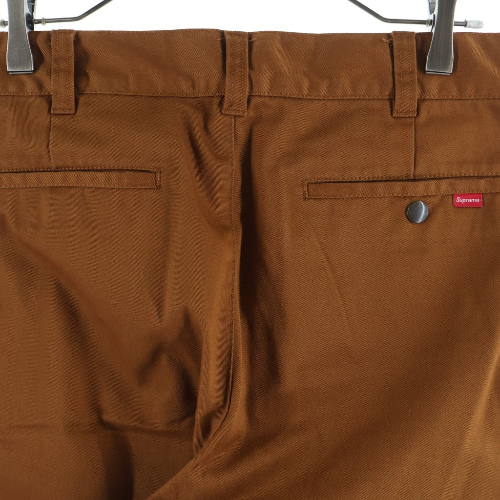 SUPREME(シュプリーム) Work Pant ワークチノパンツ ブラウン