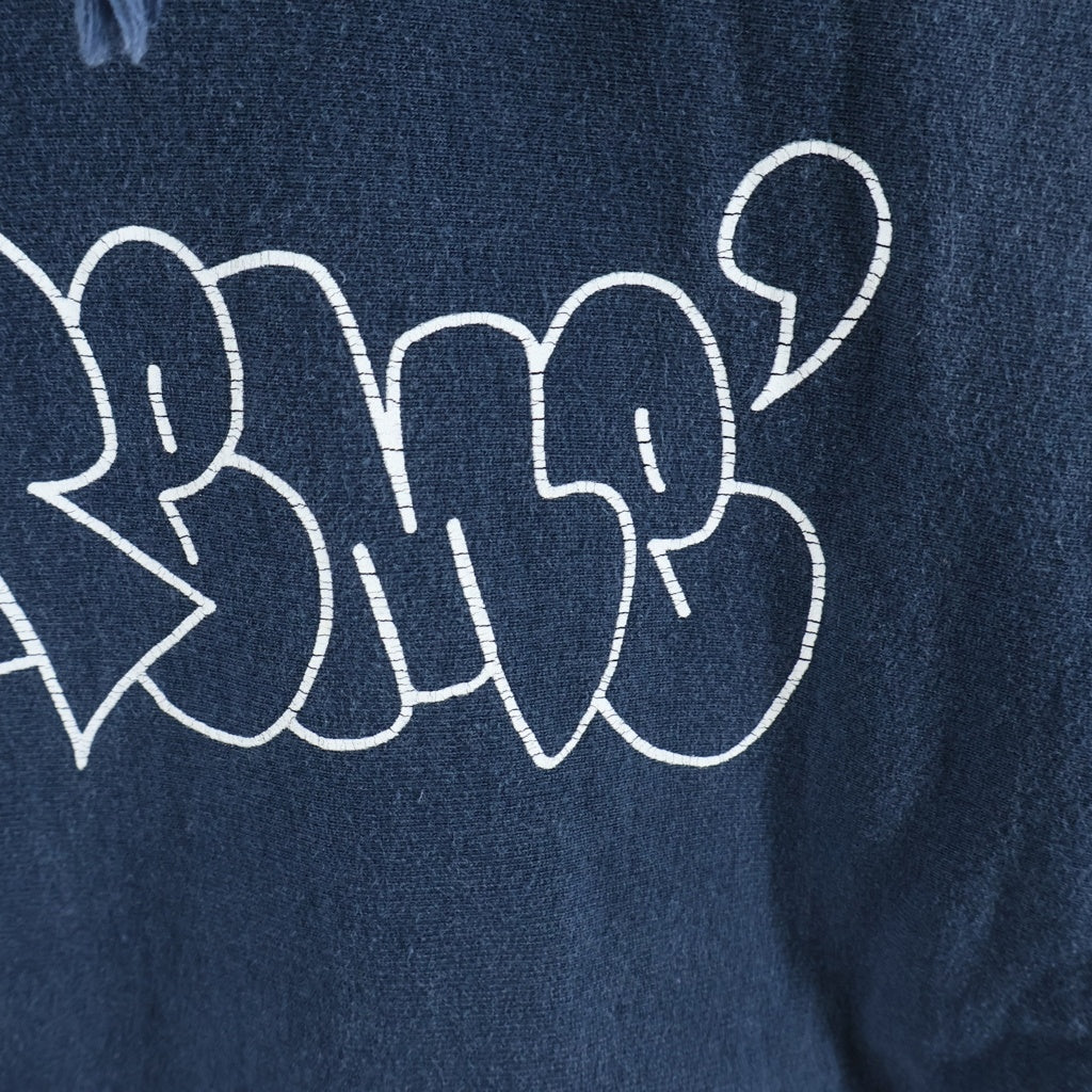 SUPREME(シュプリーム) 09AW JA Pullover Hoodie グラフティロゴ プルオーバーパーカー ネイビー