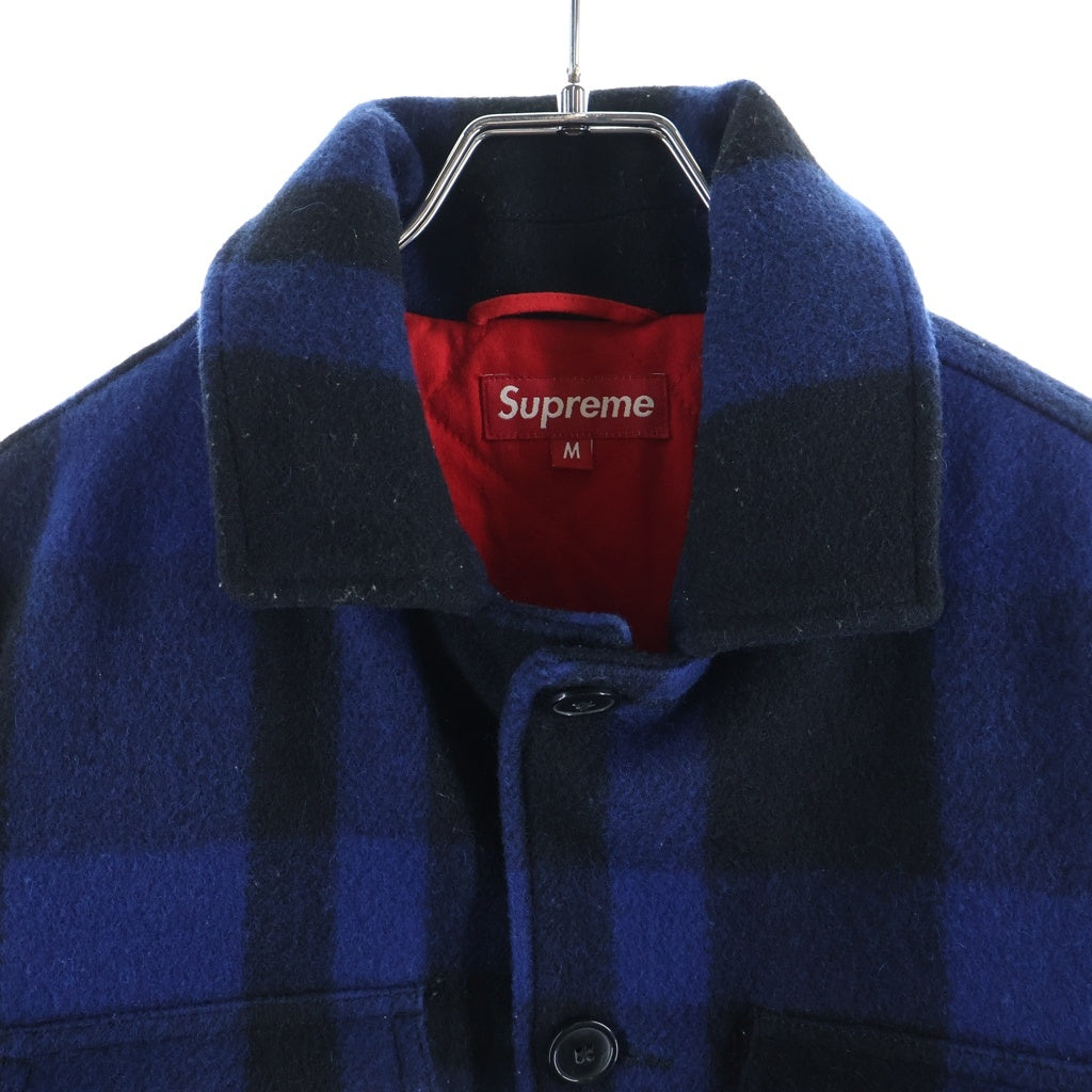 SUPREME(シュプリーム) 08AW Wool Cruiser Jacket ウールクルーザージャケット ブルー