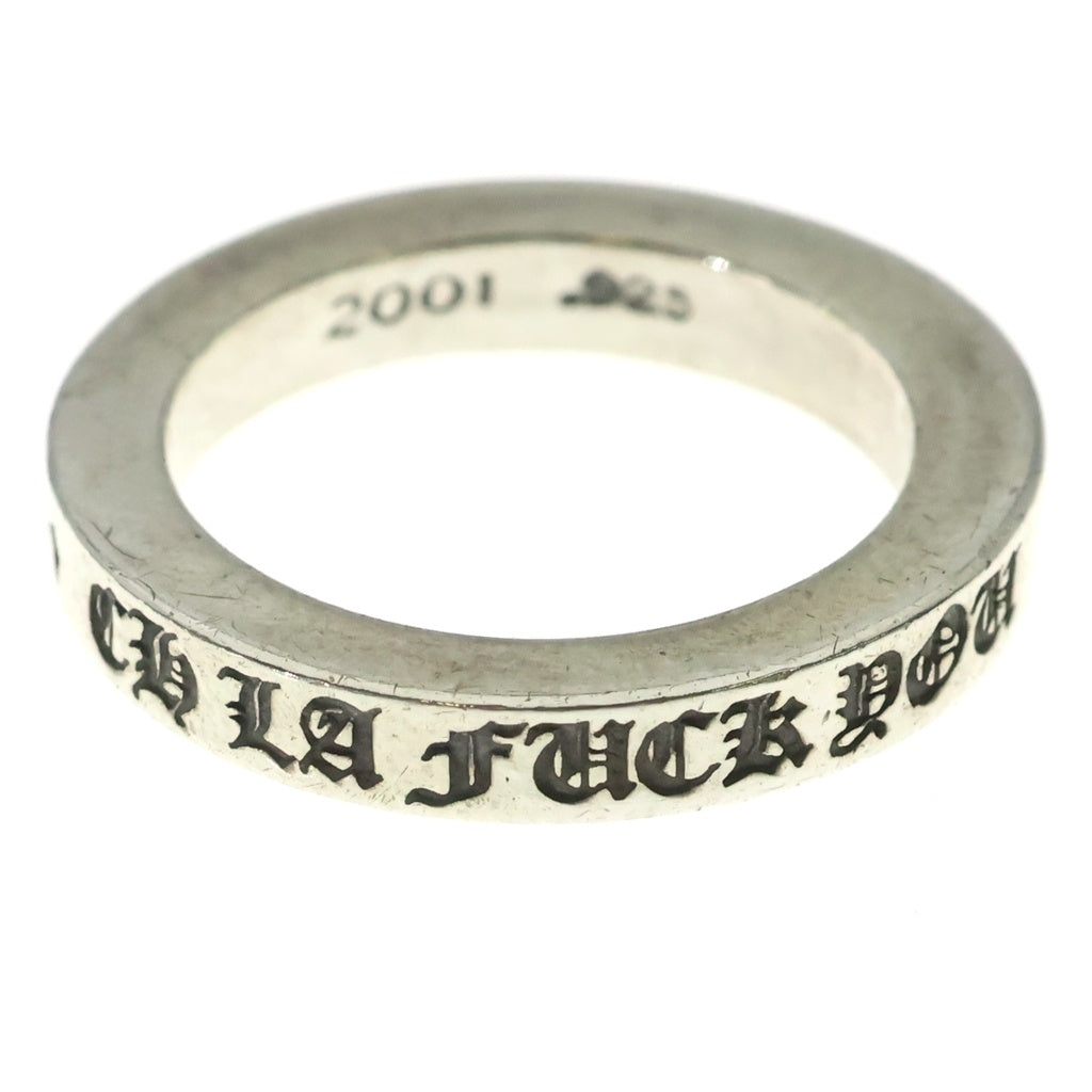 CHROME HEARTS(クロムハーツ) 3mm SPACER FUCKYOU LA限定 3mmスペーサーファックユー シルバーリング シルバー BCA395