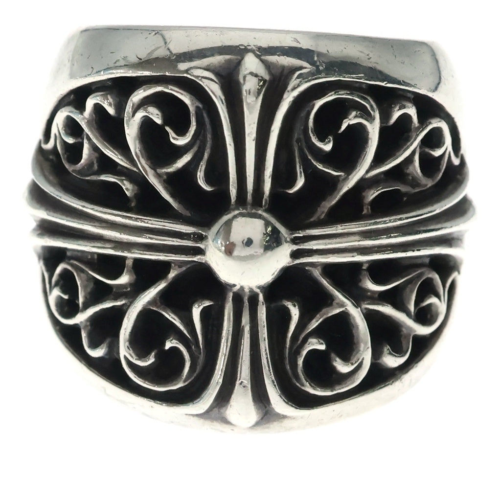 CHROME HEARTS(クロムハーツ) CLASSIC OVAL クラシックオーバルクロス リング シルバー BCA340