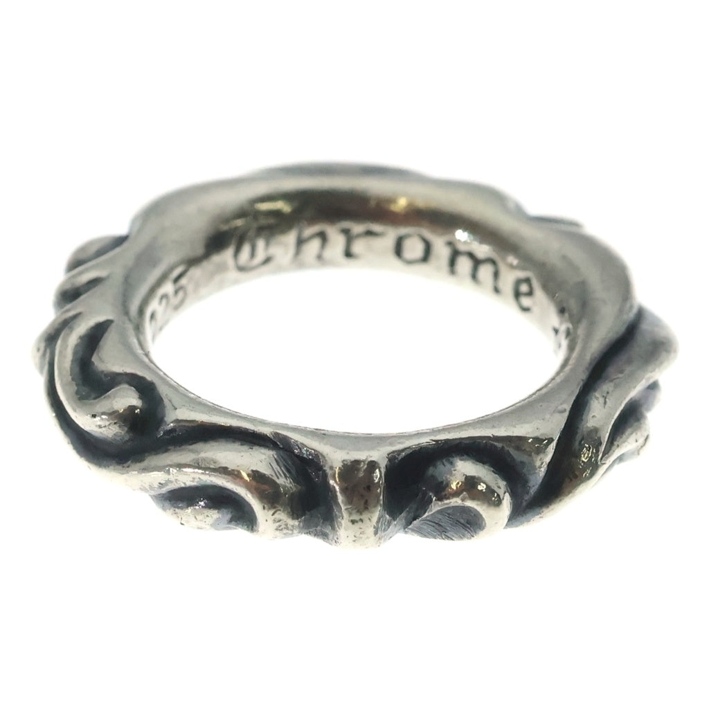 CHROME HEARTS(クロムハーツ) SCRL BAND スクロールバンド リング シルバー BCA351 レディース
