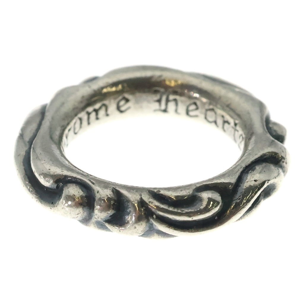 CHROME HEARTS(クロムハーツ) SCRL BAND スクロールバンド リング シルバー BCA351 レディース