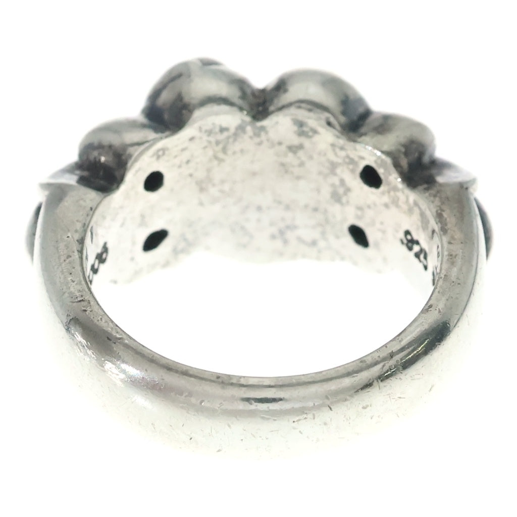 CHROME HEARTS(クロムハーツ) FLRL CRS HRT フローラルハートリング シルバー