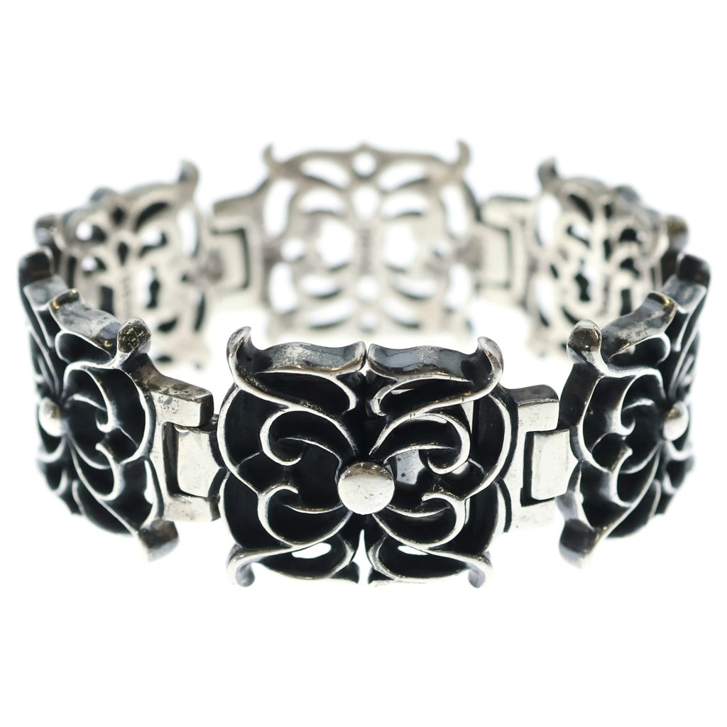 CHROME HEARTS(クロムハーツ) 5LINK WIDE SPIDER LINK ワイドスパイダーリンク ブレスレット シルバー