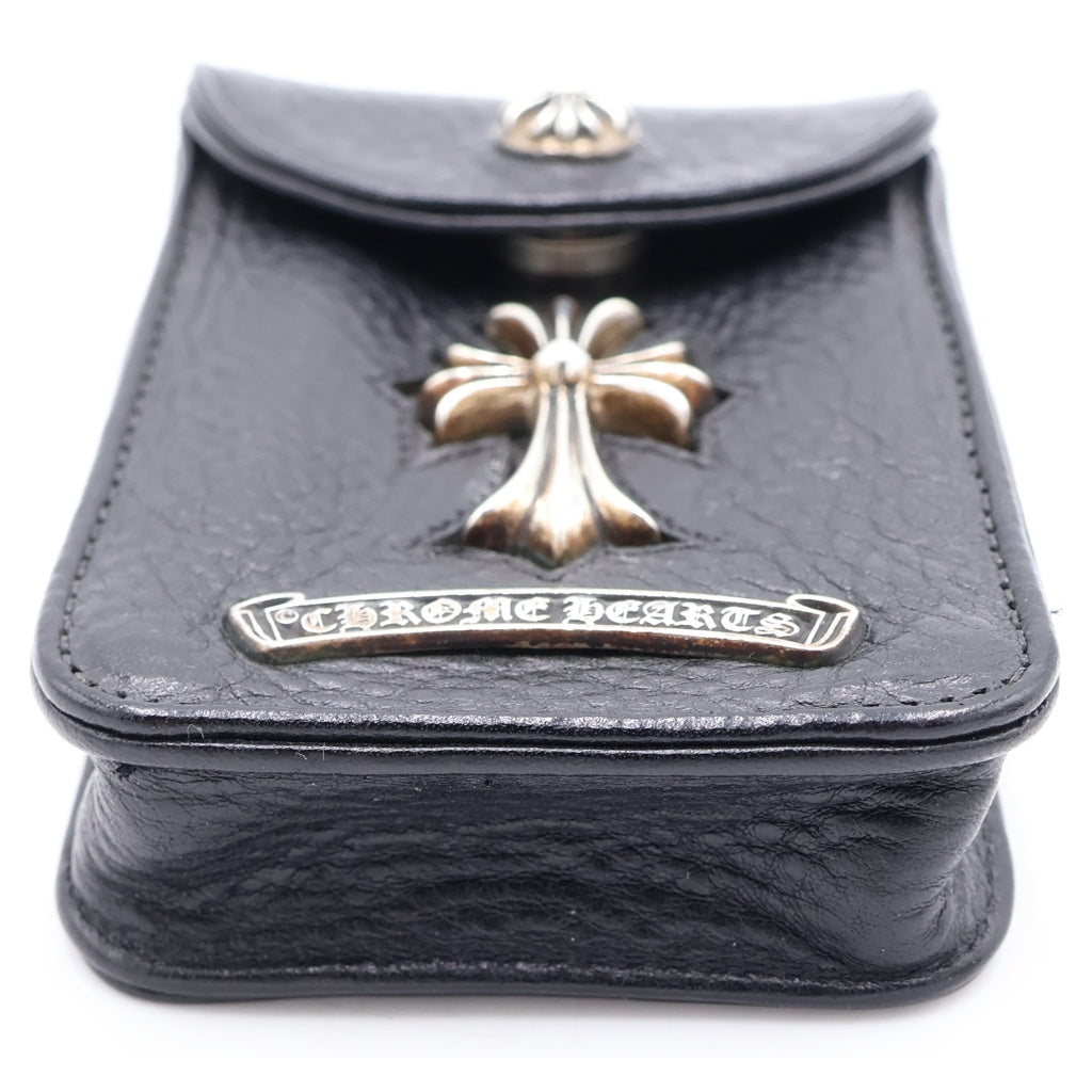 CHROME HEARTS(クロムハーツ) CH CROSS CIGARETTE CASE CHクロス シガレットケース 煙草入れ ブラック/シルバー