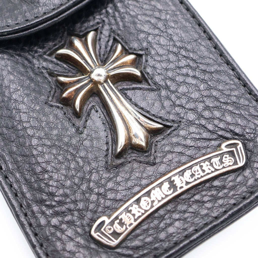 CHROME HEARTS(クロムハーツ) CH CROSS CIGARETTE CASE CHクロス シガレットケース 煙草入れ ブラック/シルバー