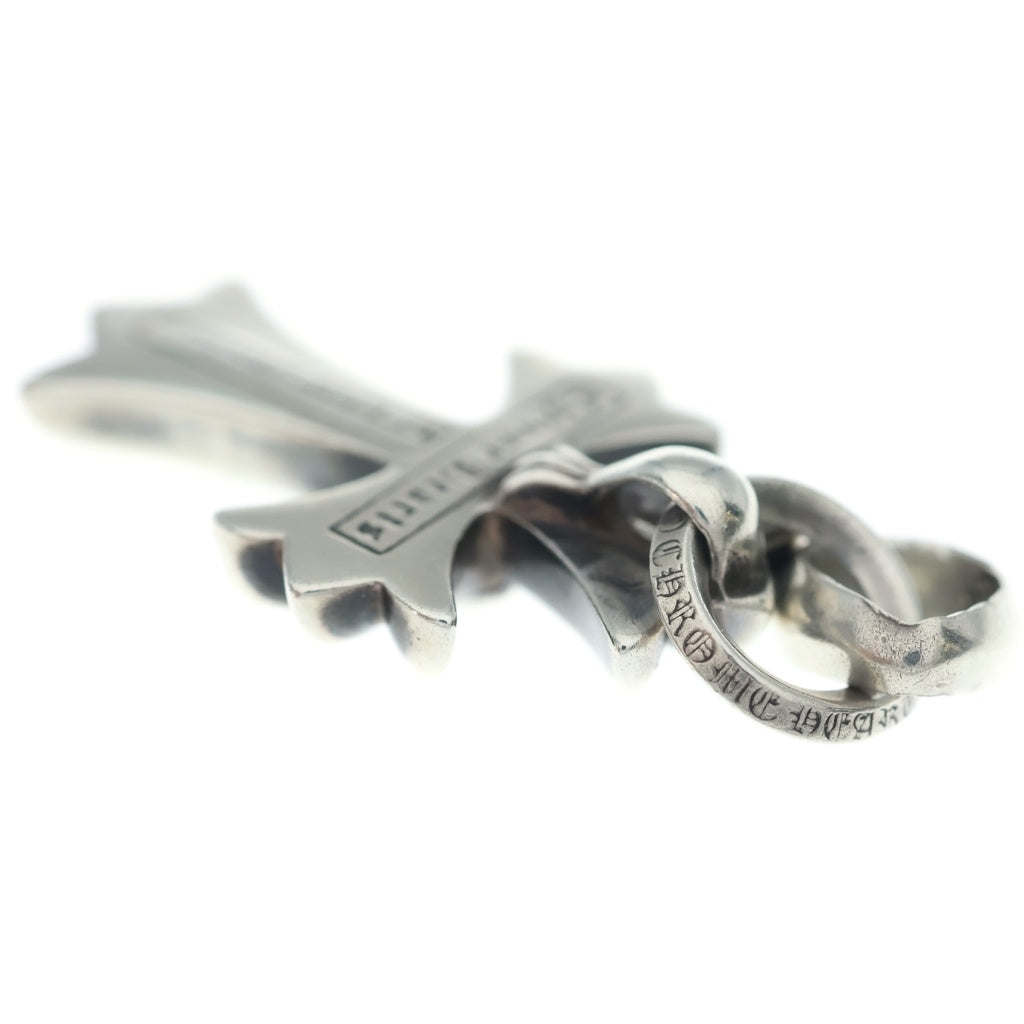 CHROME HEARTS(クロムハーツ) CH CRS SML W/BALE Wベイル スモールCHクロス ペンダントトップ シルバー BCA218