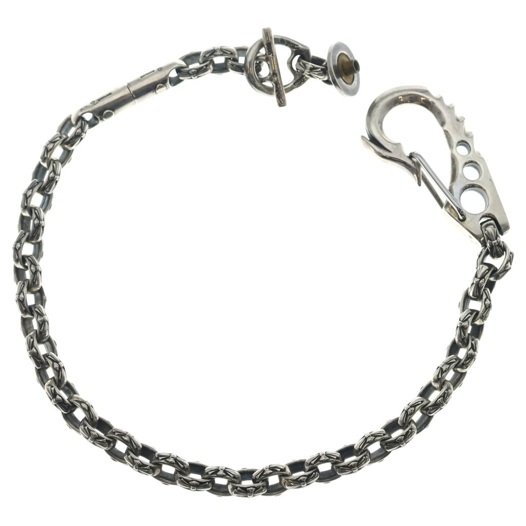 Bill Wall Leather/BWL(ビルウォールレザー) FISH HOOK CROSS CHAIN フィッシュ フック クロスリンク ウォレットチェーン シルバー
