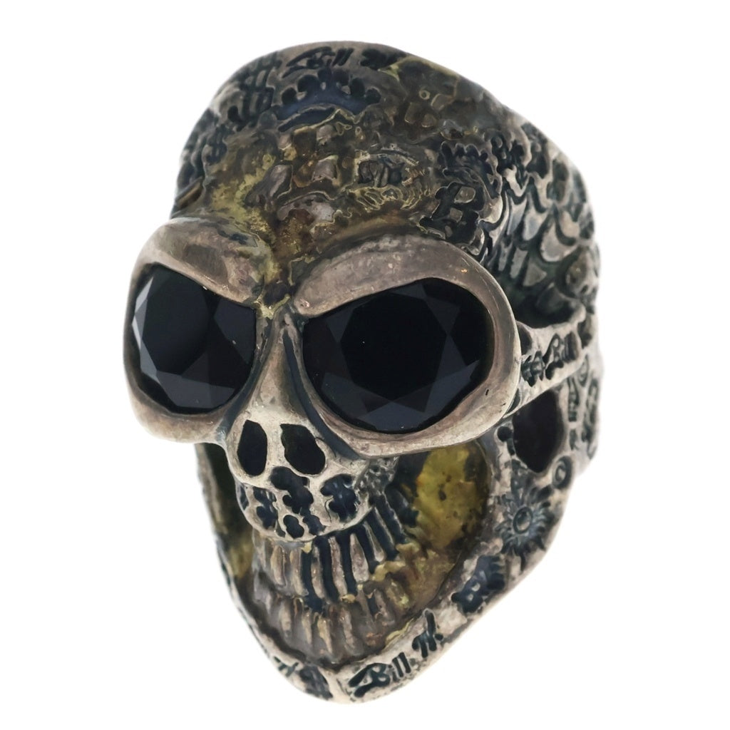 Bill Wall Leather/BWL(ビルウォールレザー) SKULL RING スカルリング シルバー/ブラック