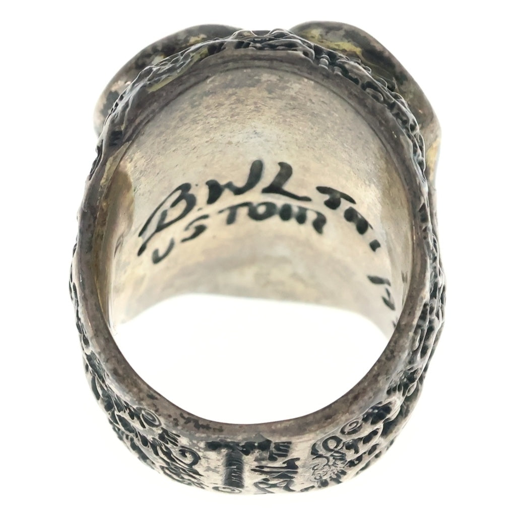 Bill Wall Leather/BWL(ビルウォールレザー) SKULL RING スカルリング シルバー/ブラック