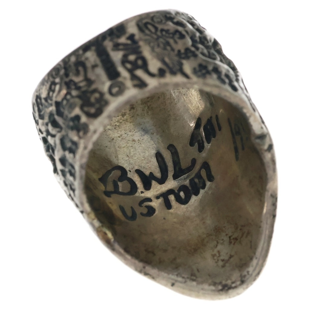 Bill Wall Leather/BWL(ビルウォールレザー) SKULL RING スカルリング シルバー/ブラック