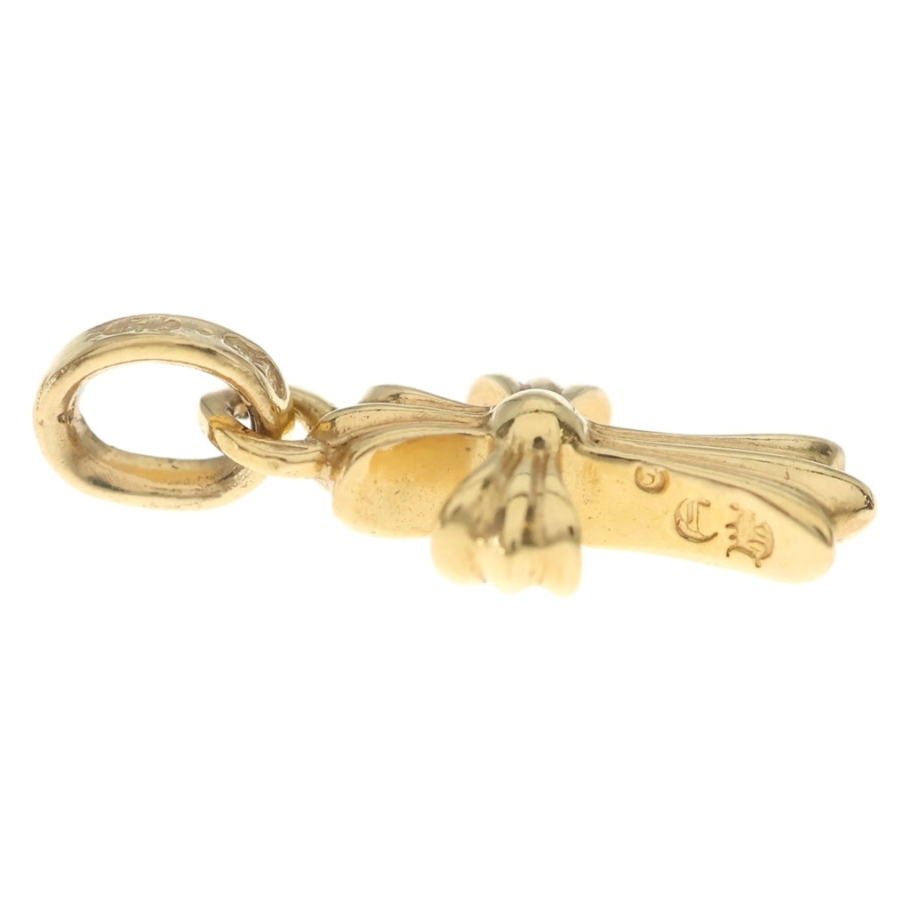 CHROME HEARTS(クロムハーツ) 22K CRS BBYFAT AFTER DMND ベイビーファット アフターPAVEダイヤ チャーム ネックレストップ ゴールド
