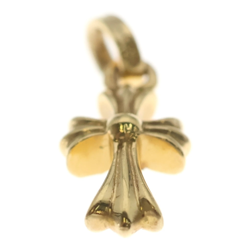 CHROME HEARTS(クロムハーツ) 22K CRS BBYFAT AFTER DMND ベイビーファット アフターPAVEダイヤ チャーム ネックレストップ ゴールド