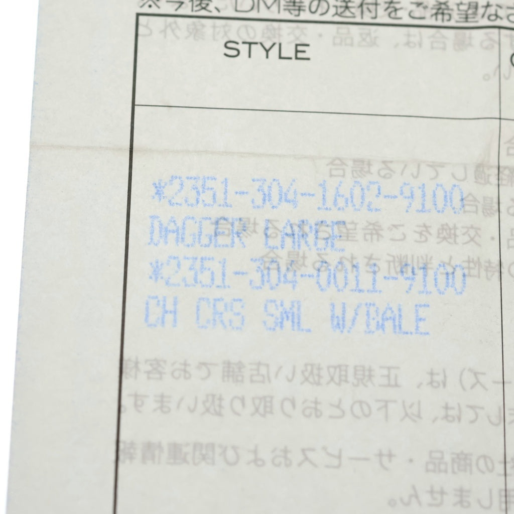 CHROME HEARTS(クロムハーツ) LARGE DAGGER ラージダガーペンダントトップ シルバー BCA282