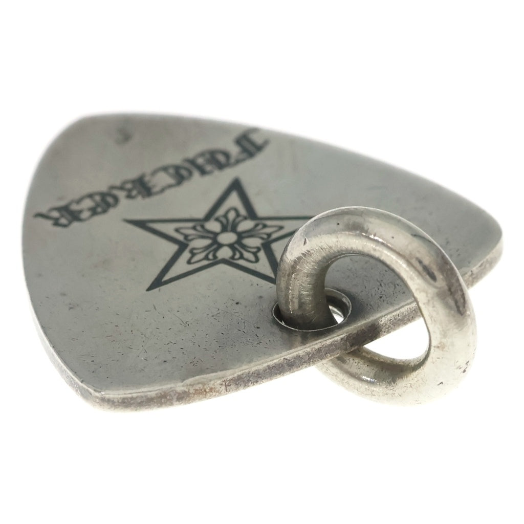 CHROME HEARTS(クロムハーツ) GUITAR PICK STAR FUCKER ギターピック スターファッカー ペンダントトップ シルバー