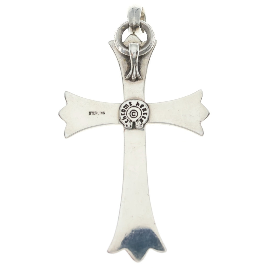 CHROME HEARTS(クロムハーツ) LG W BALE ラージCHクロス Wベイル ネックレストップ シルバー BCA393
