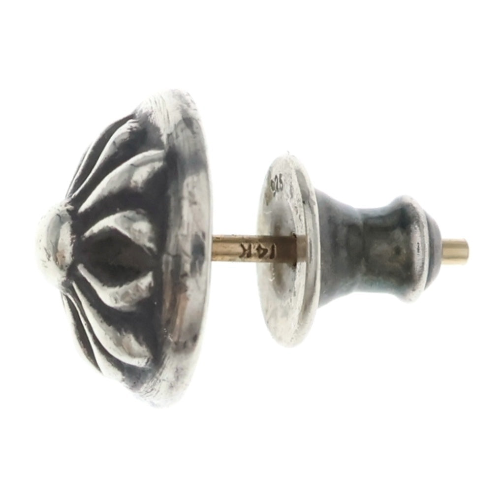 CHROME HEARTS(クロムハーツ) STUD CRSBLL クロスボールスタッドピアス シルバー BCA110