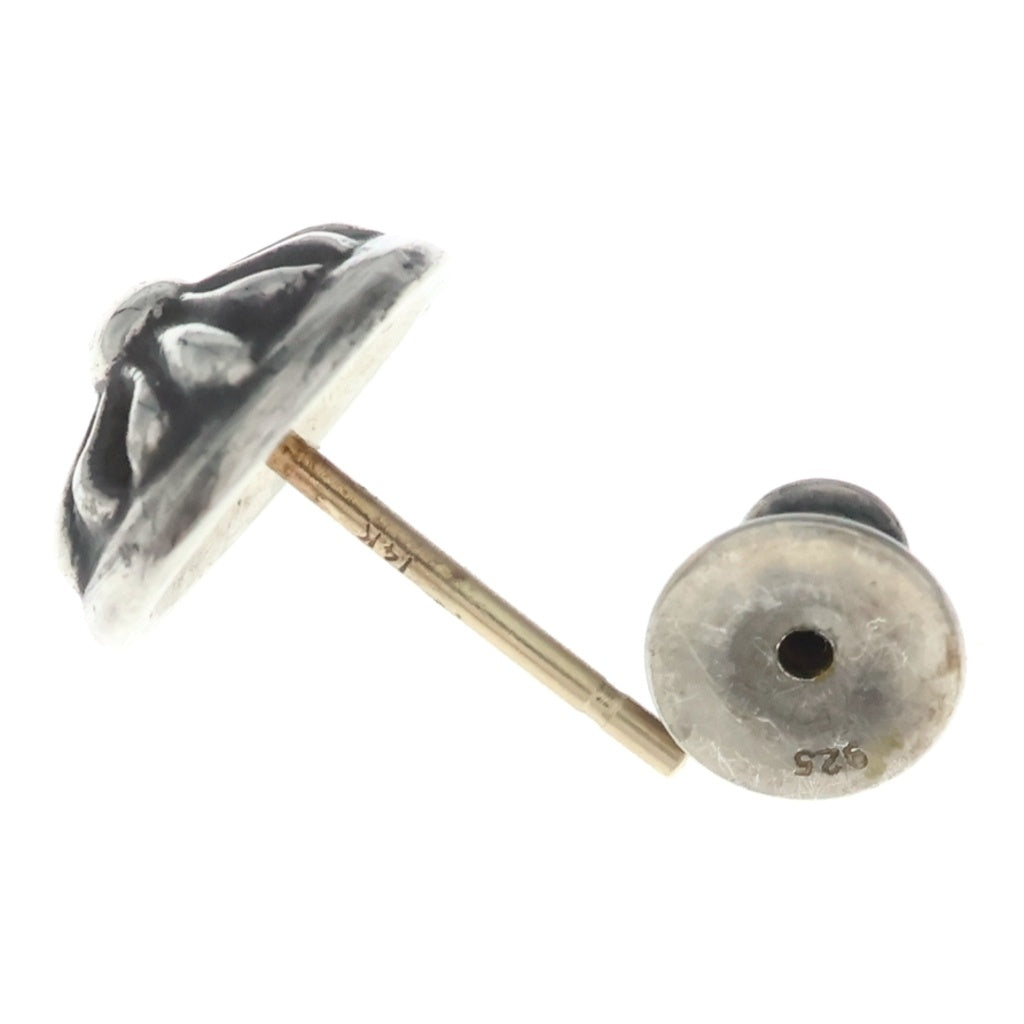 CHROME HEARTS(クロムハーツ) STUD CRSBLL クロスボールスタッドピアス シルバー BCA110
