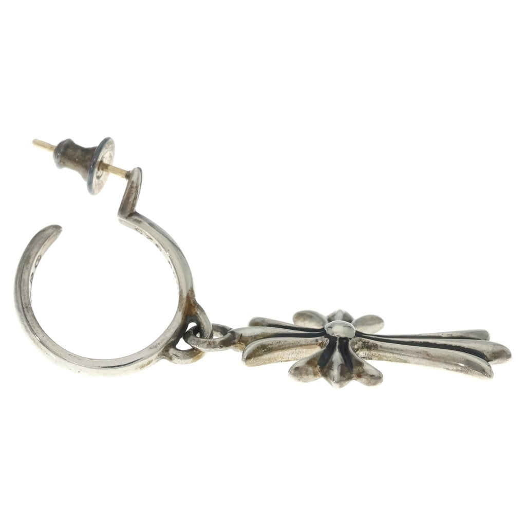 CHROME HEARTS(クロムハーツ) TINY CH CROSS タイニーCHクロス フープピアス シルバー BCA115