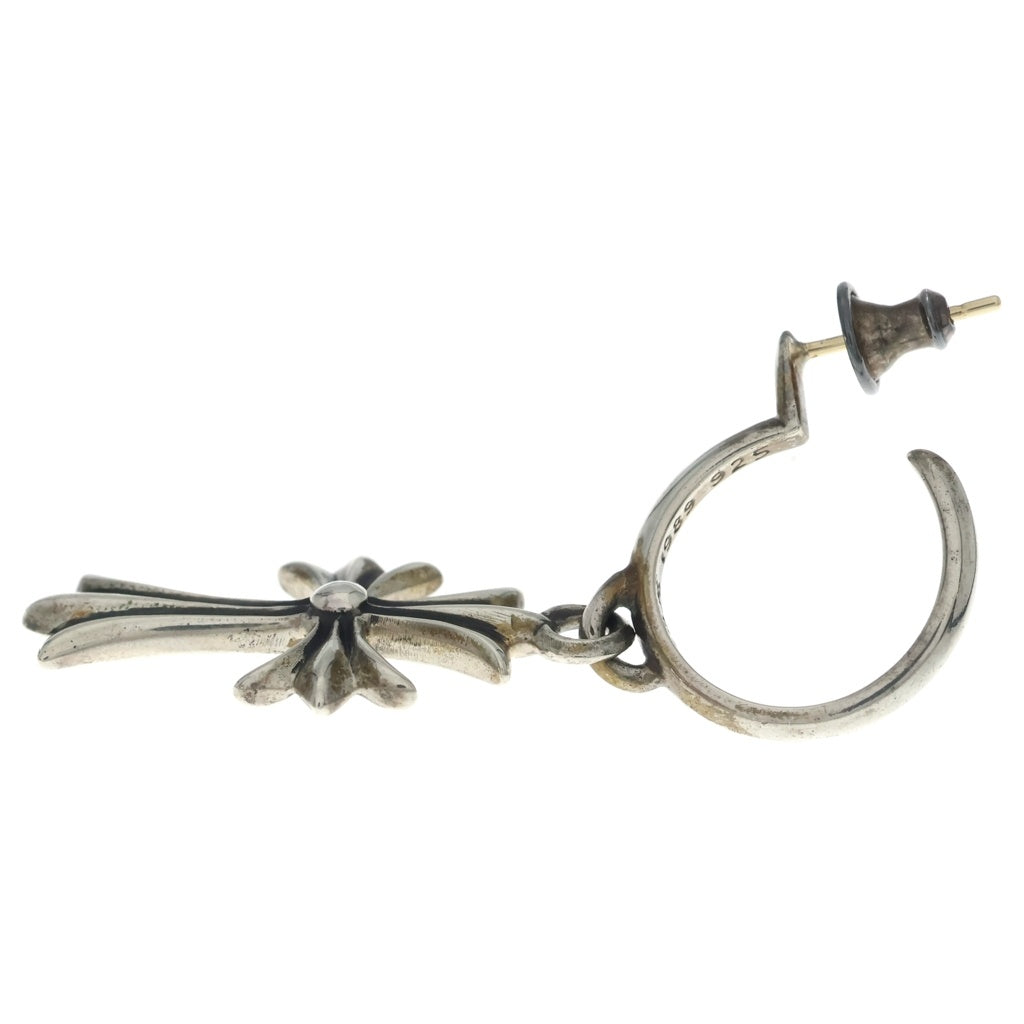 CHROME HEARTS(クロムハーツ) TINY CH CROSS タイニーCHクロス フープピアス シルバー BCA115