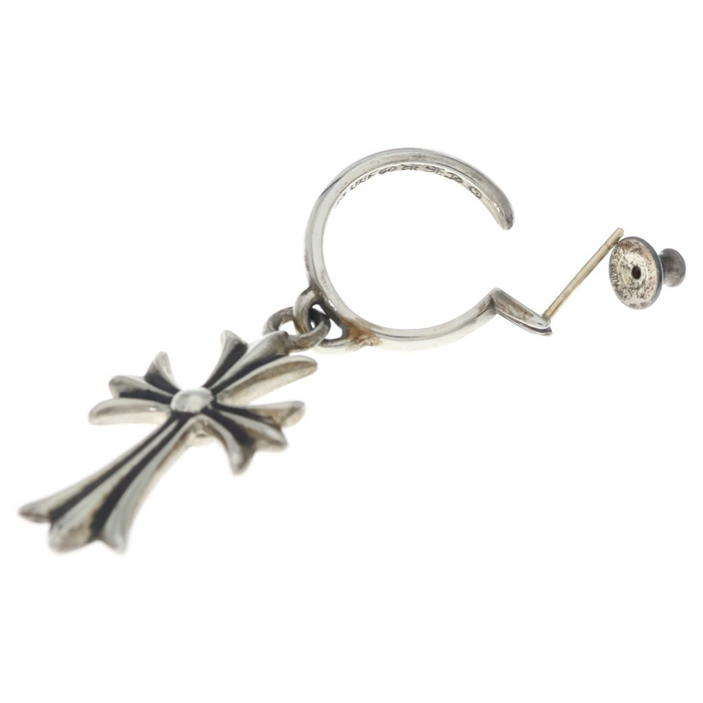 CHROME HEARTS(クロムハーツ) TINY CH CROSS タイニーCHクロス フープピアス シルバー BCA115