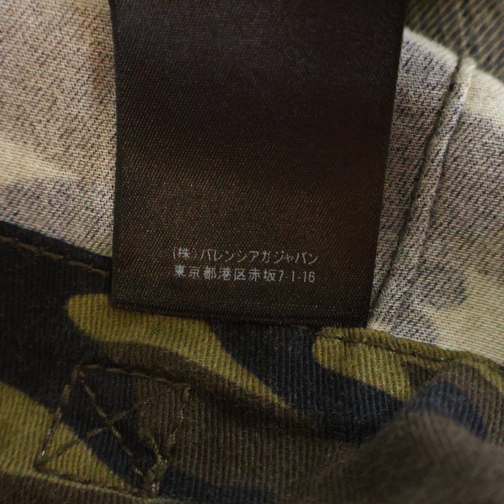 BALENCIAGA(バレンシアガ) カモフラージュレイヤードデニムパンツ インディゴ 661609